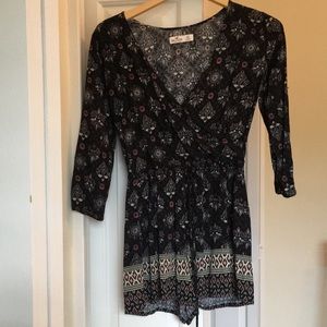 Hollister Floral Romper XS